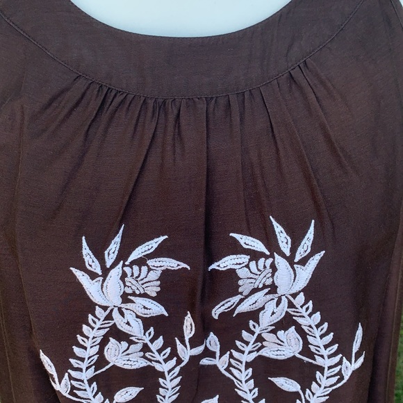 🔥NWOT Style & Co Camisole Brown Flowered Size - Picture 2 of 5